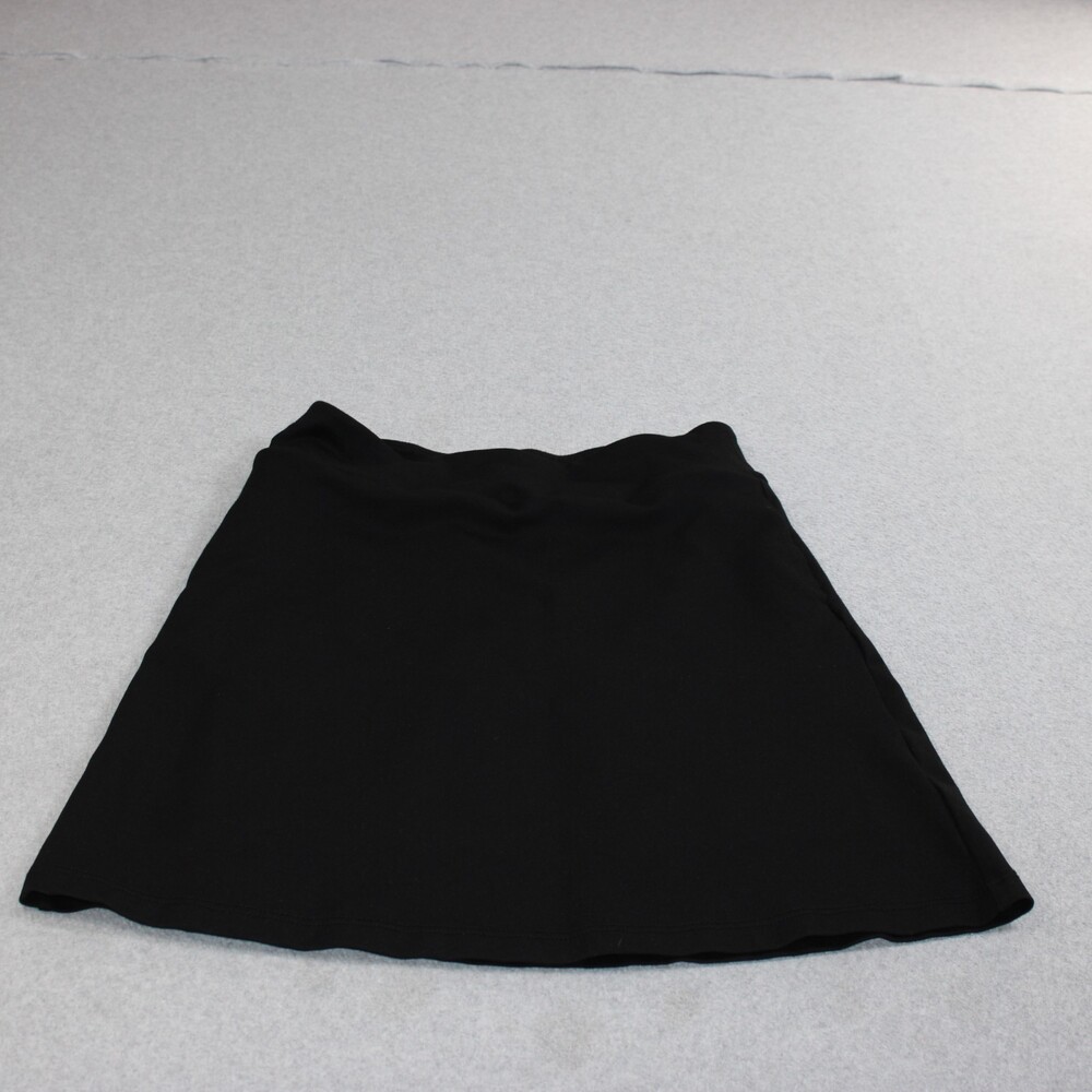 Betabrand Skort Women Large Black Stretch Skirt Shorts Office Career Capsule